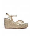 WEDGE SANDAL WITH STRAPS