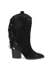 BOOT WITH FRINGES AND RHINESTONES