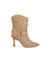 ANKLE BOOTS SQUARE STILETTO HEEL