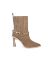 HEELED ANKLE BOOTS WITH STRAP