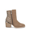 SIDE ZIP ANKLE BOOTS