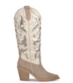 EMBROIDERED HEELED BOOT