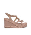 WEDGE SANDAL WITH SNAKE